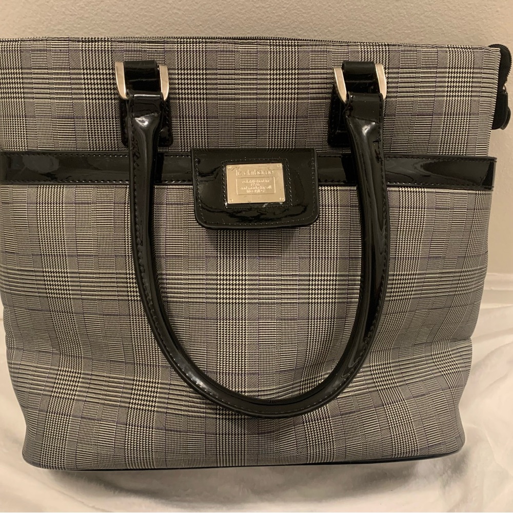 Liz Claiborne Black and Gray Women's Bag